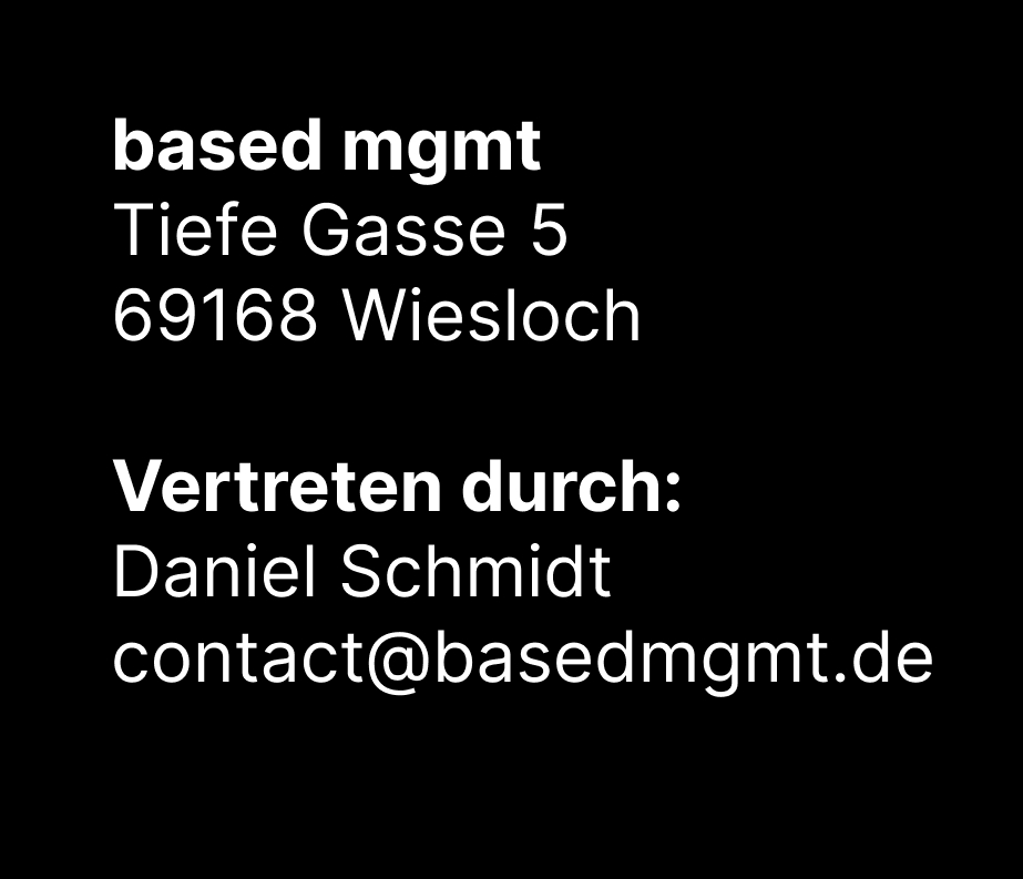 Impressum Contacts